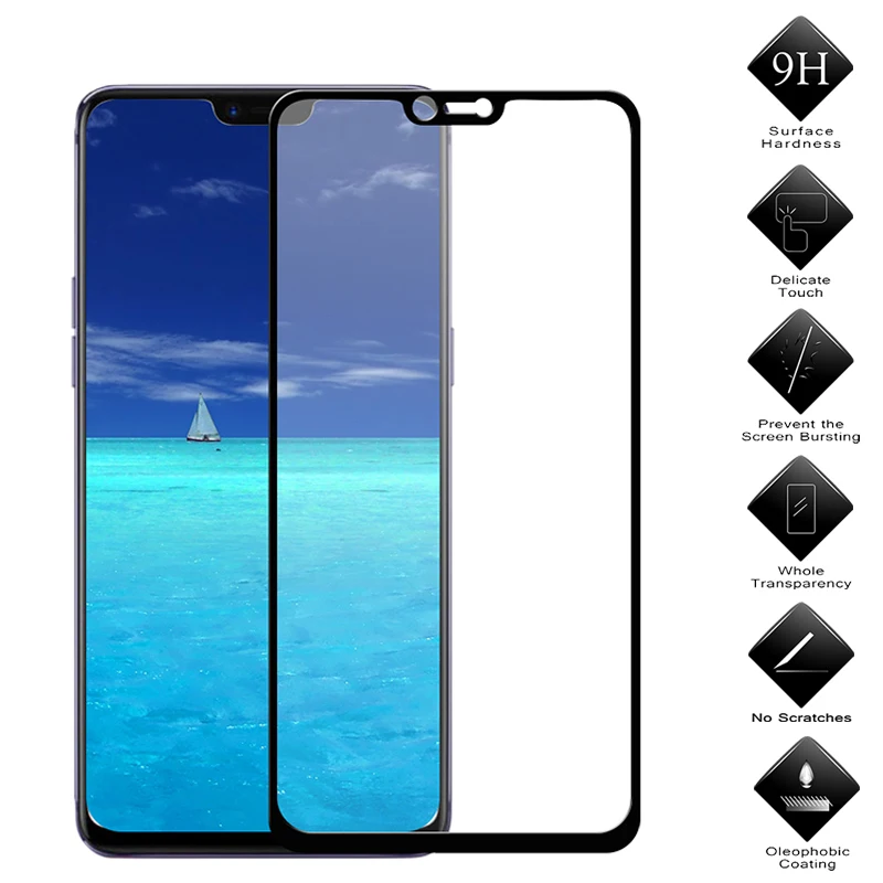 

9H Tempered Glass For OPPO R17 Pro R15 R15X R11 Plus R11S R9 R9S Screen Protector For OPPO K5 R19 Full Coverage Protective Film