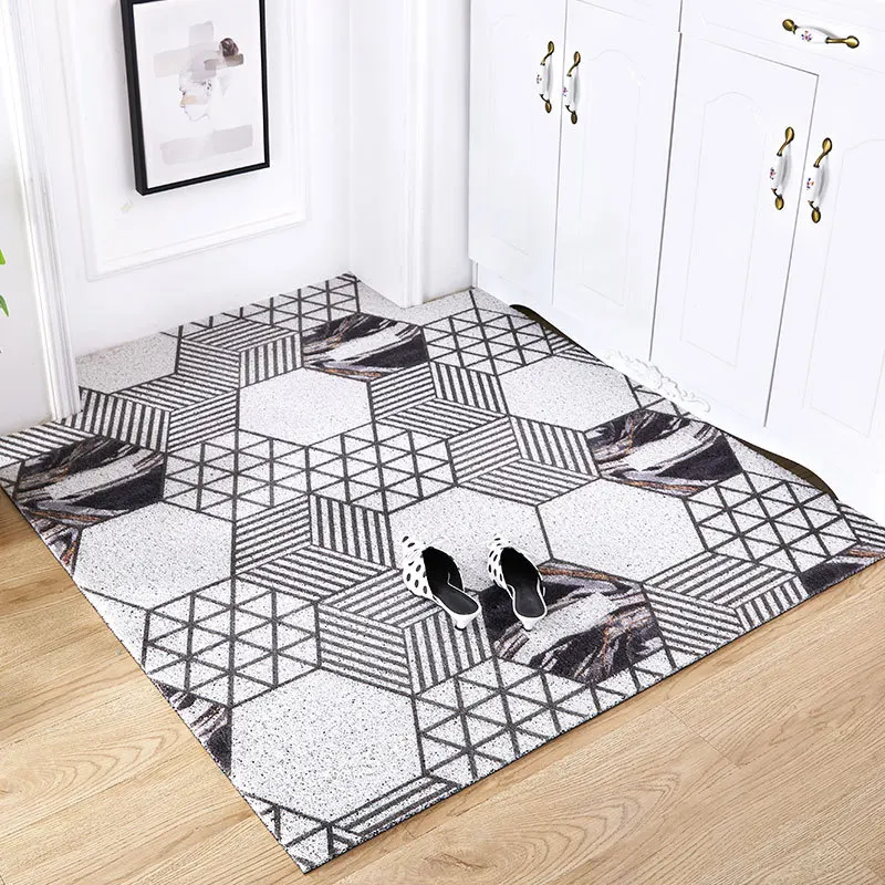 

Nordic Floor Mats Carpet Household Simple Large Freely Cut Door Mat Carpet Custom Front Outdoor Entrance Non-Slip Foot Door Mats