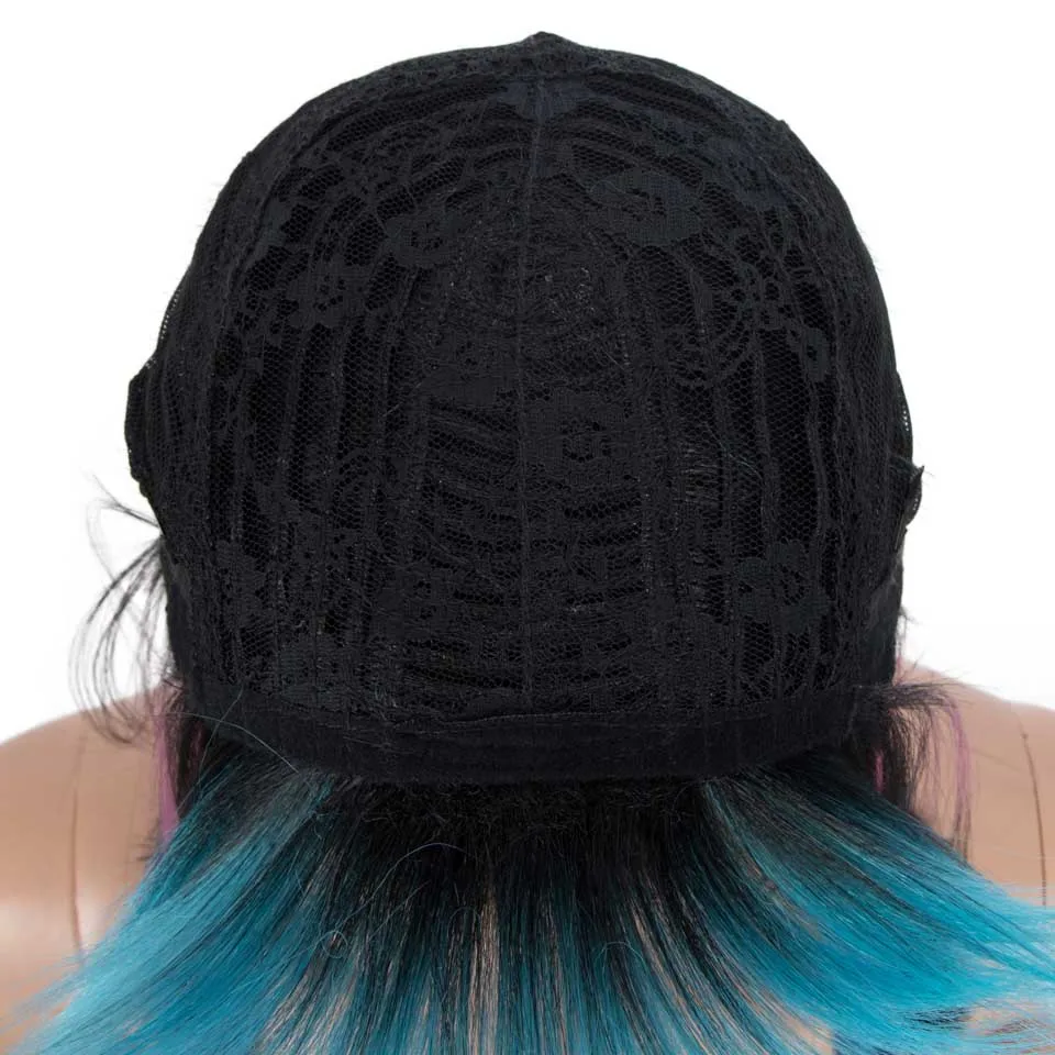 cabelo sintético, para mulheres, azul, loiro, festa,