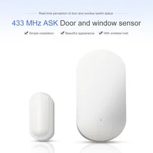 433 МГц беспроводной дверной датчик сигнализации домашняя система охранной сигнализации дверной контакт