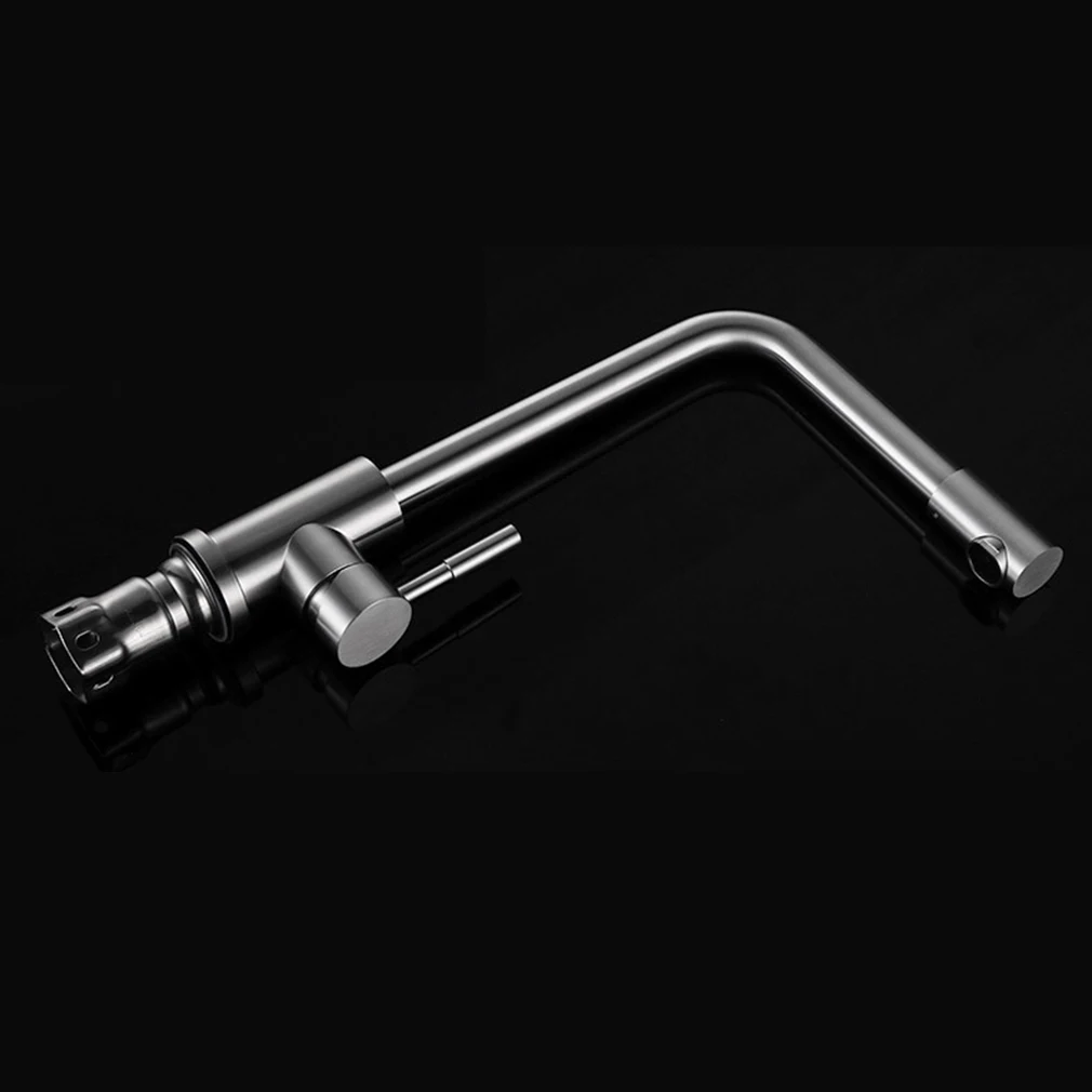 

SUS304 Stainless Steel Dish Basin Faucet Water Tap Ceramic Disc Cartridge Single Hot Cool Water Mixer Rotable Unleaded Faucet