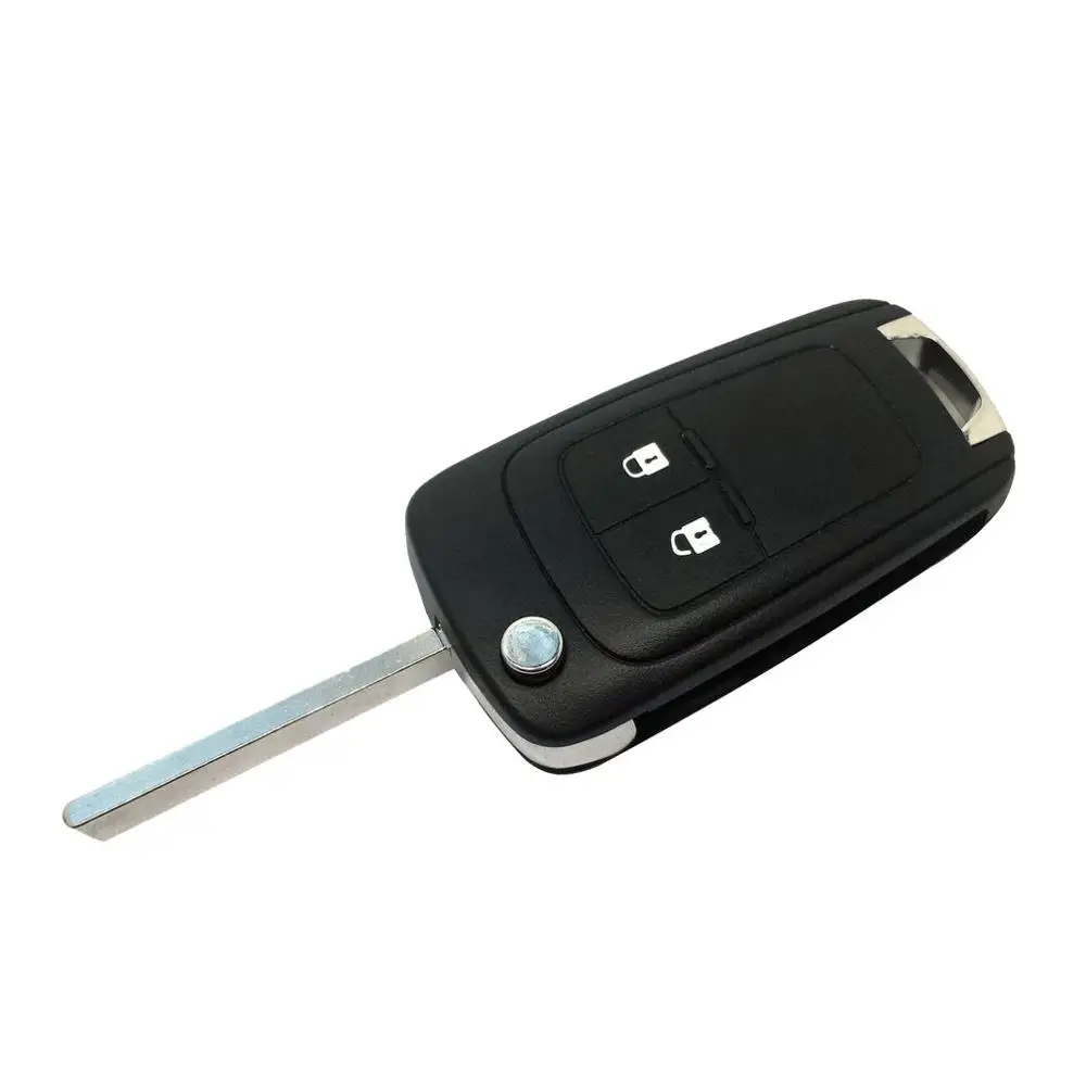 

2 Button Car Folding Key Case Key Car Protective Shell For Opel Car Key Protective Case Car Accessories