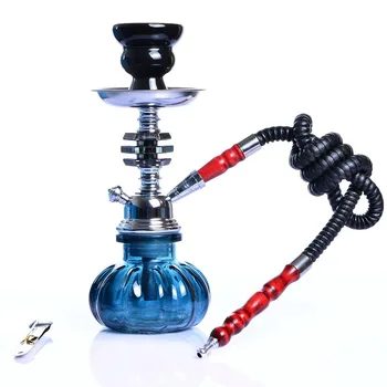 

Portable Travel Hookah Small Shisha Pipe Set Nargile Chicha with Narguile Hose Bowl Tongs Charcoal Tray Shisha Accessories