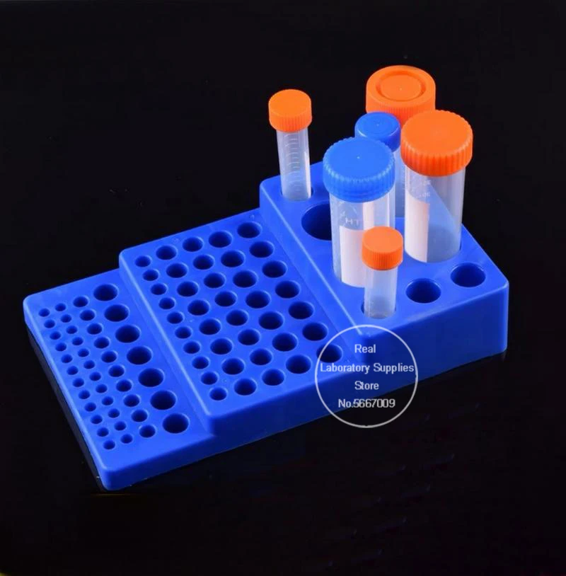 1pcs Lab PlasticTrapezoidal Multi-purpose Centrifuge Tube Holder, Multi-layer Freezing Tube Rack