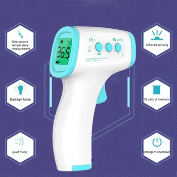 

Non-contact Forehead Body Thermometer Digital Infrared Thermometer Body Temperature For Adult Kids Forehead Dropshipping Hot