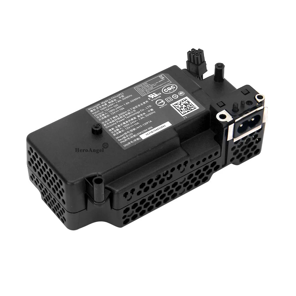 Power Supply for Xbox One S/Slim Console Charger Replacement 110V-220V Internal Power Board AC Adapter
