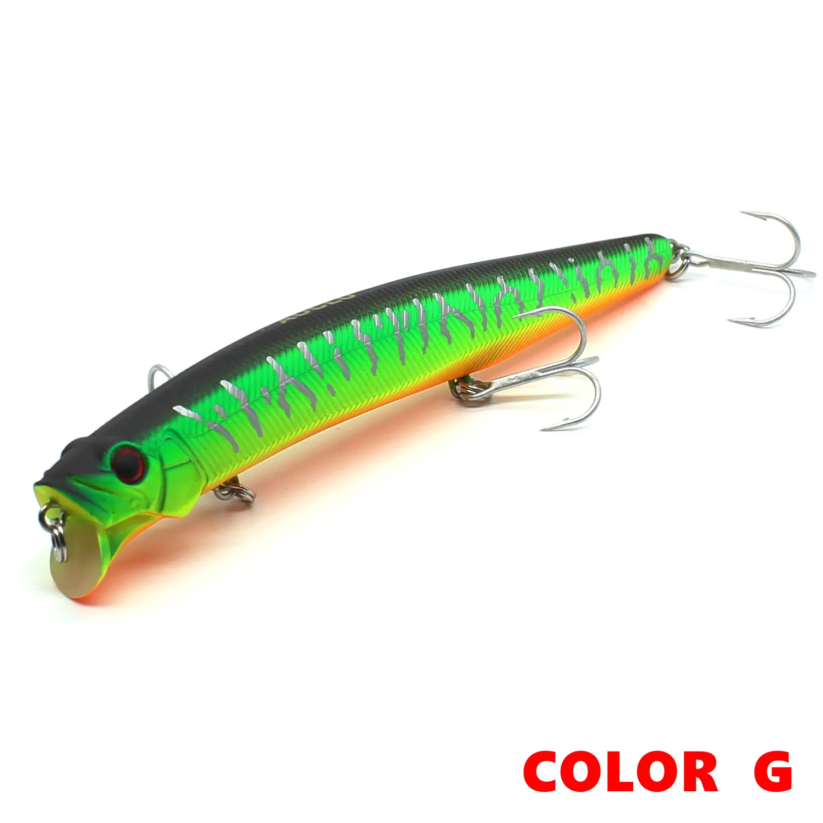 AOCLU lure wobblers 13cm 21g Hard Bait Minnow Floating Popper fishing lure With Magnet Bass Fresh 4# VMC hooks free shipping