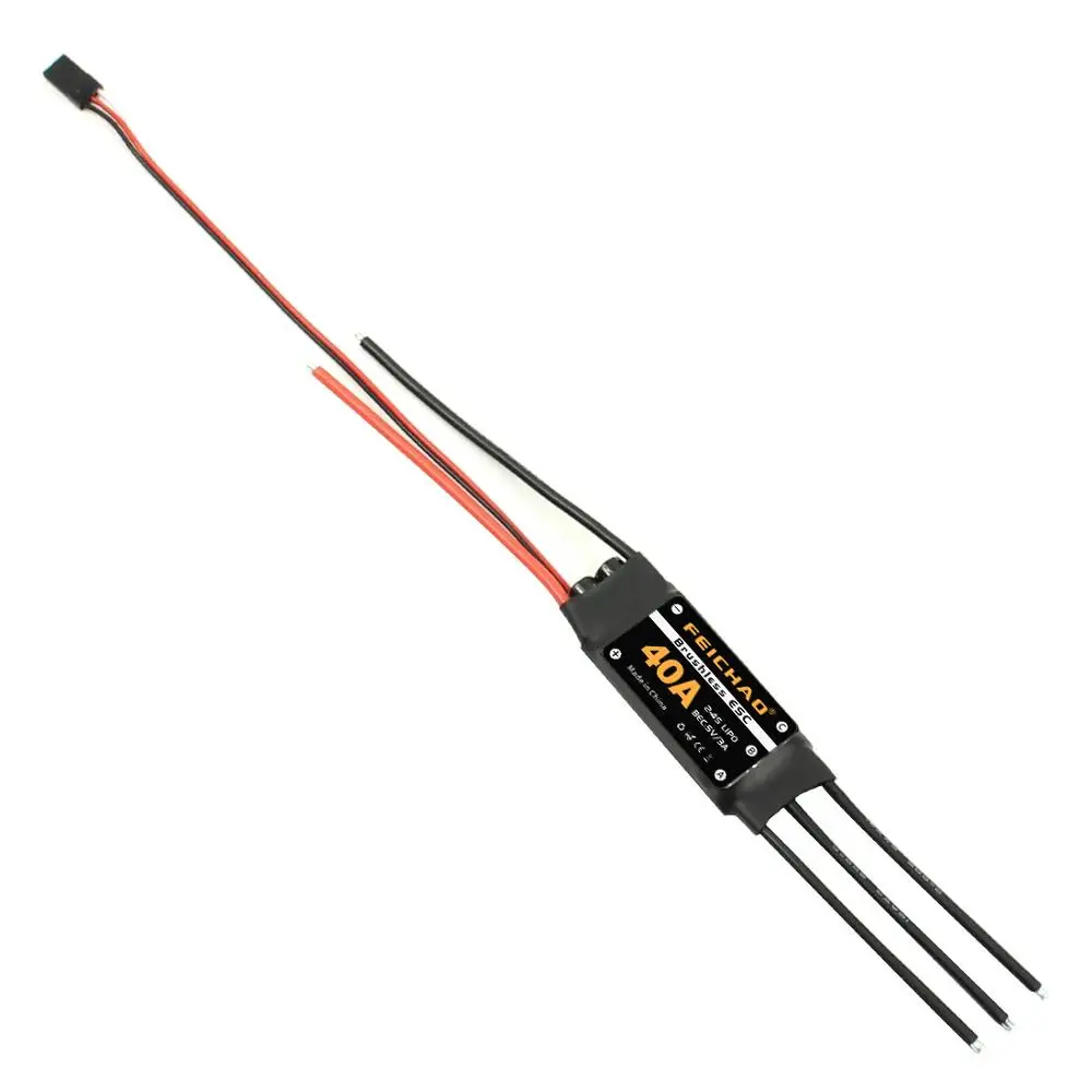 Бесщеточный Дрон FEICHAO 40A ESC части для самолетов аксессуары контроллер скорости
