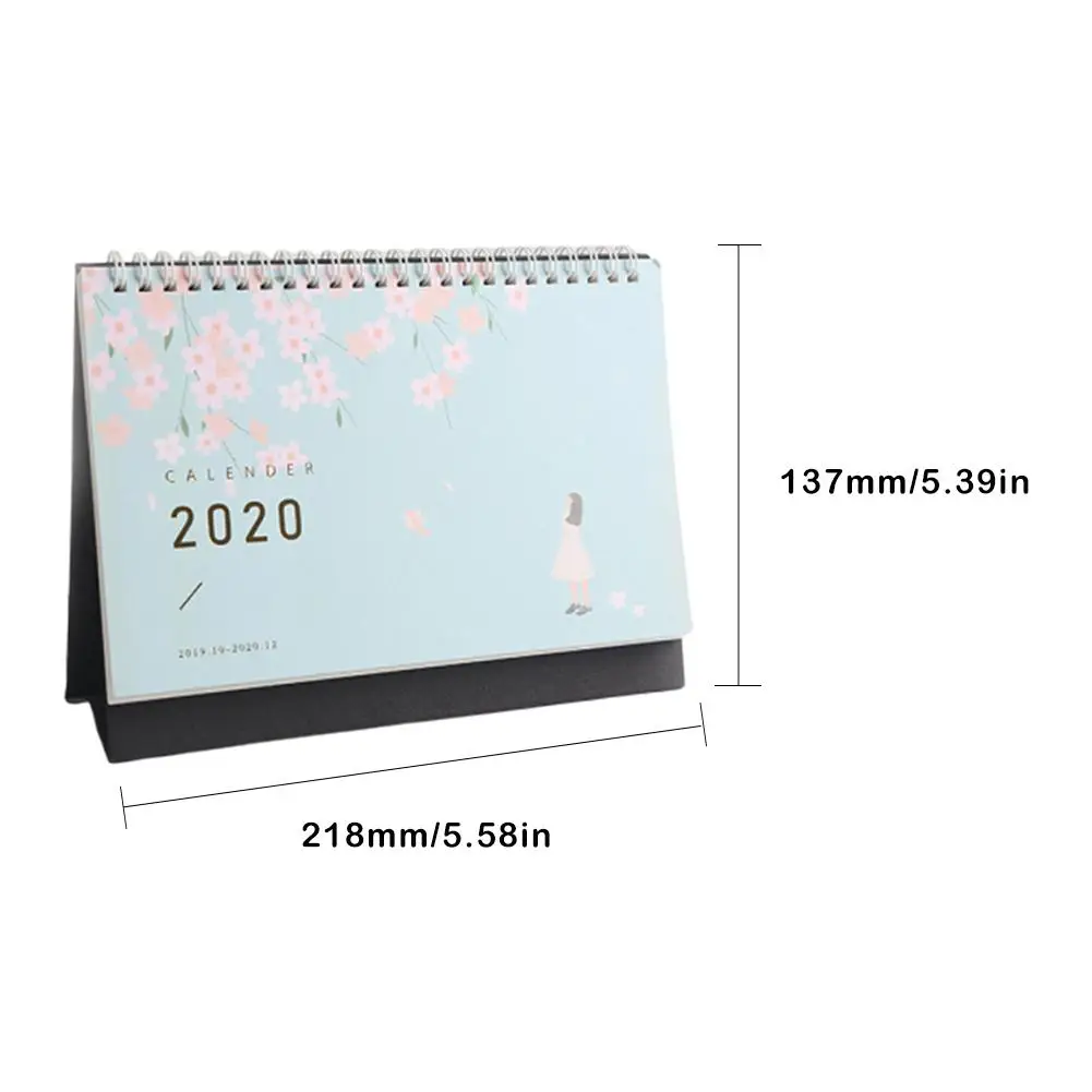 Настольный календарь 2020 года настольный среднего размера работает с июля 2019 по