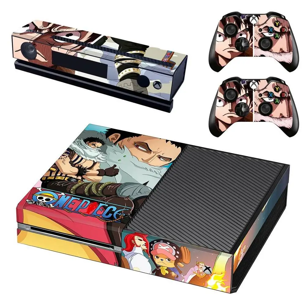 Для xbox one стикер s one piece виниловые наклейки для кожи Стикеры Adesivo для xbox one консоль Kinect два контроллера шкуры - Цвет: GSTM2010