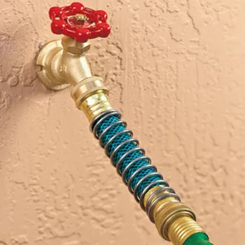 

Garden Hose Extension Adapter Faucet Hoses Coupling Adapter with Coil Spring Connector Tap Hose Coupling Adapter Garden