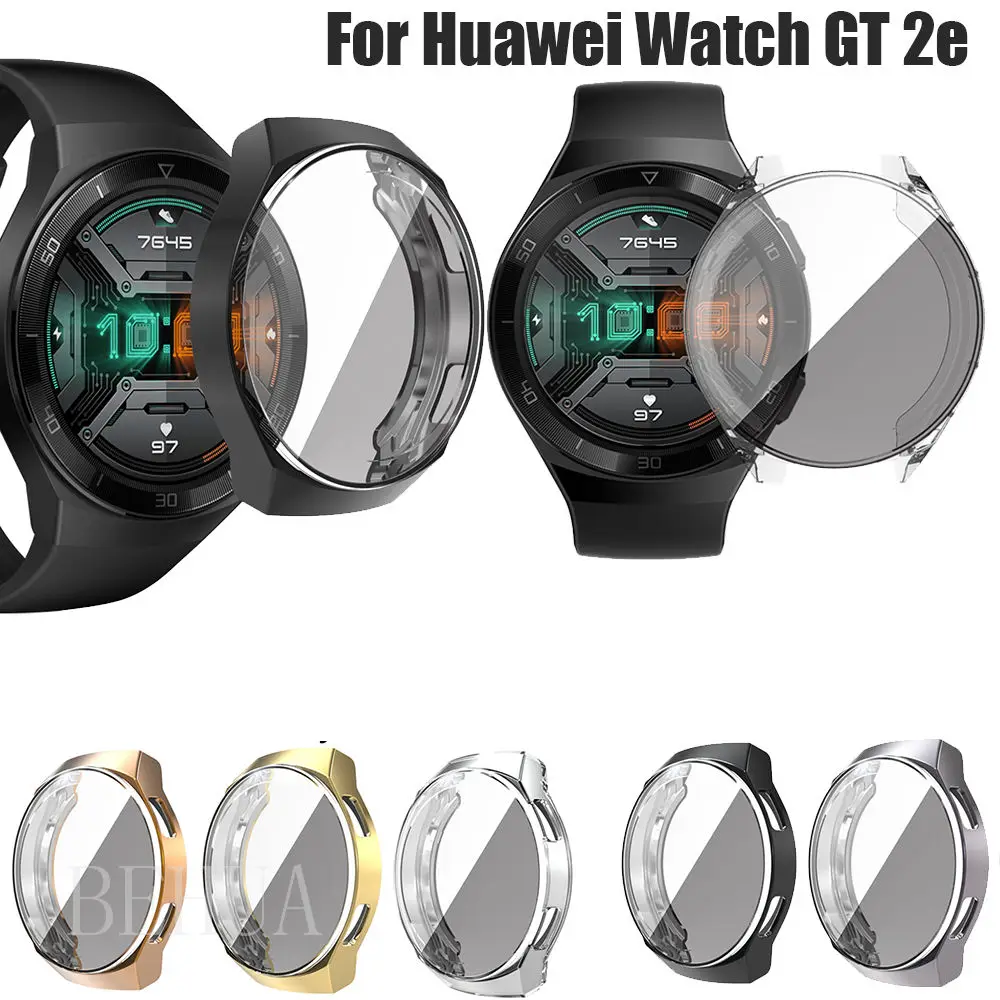 화웨이 시계 GT 2e 스마트 워치 스크린 프로텍터 케이스 GT2E 커버 쉘 범퍼 + GT2e 보호 필름 용 전체 TPU 보호 케이스 Best Top5 화웨이 시계 GT 2e 스마트 워치 스크린 프로텍터 케이스 GT2E 커버 쉘 범퍼 + GT2e 보호 필름 용 전체 TPU 보호 케이스 Best Top5