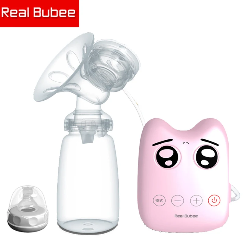 New baby product White/pink electric breast pump DIY Intelligent USB electric breast pumps Breast feeding pump GK