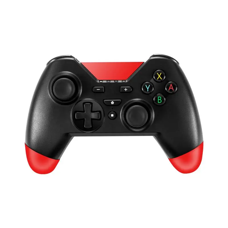 black and red Беспроводной-Bluetooth геймпад для Nintendo Switch Pro Беспроводной контроллер с 6-осевым ручка - Цвет: black and red
