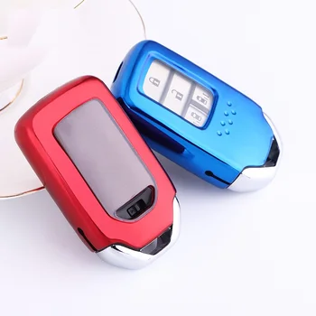 

TPU full protect Key Shell Cover Key Case For Honda Accord Civic 2018 2019 Odyssey CRV Pilot HRV Vezel City keyless entry