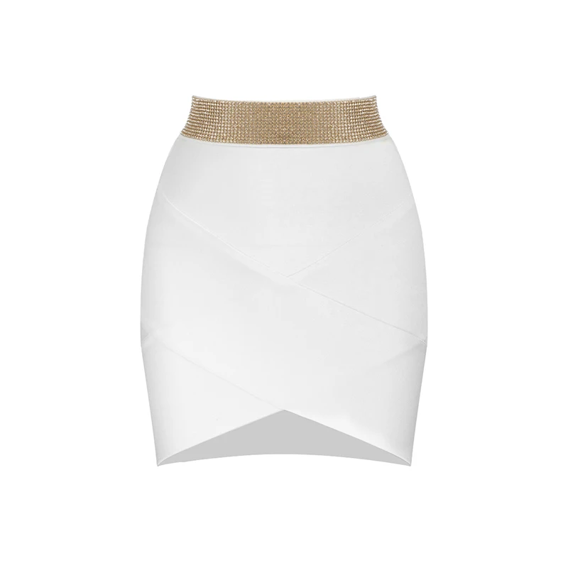 

2018 Top Quality Sexy Skirts Womens Diamond Mini Rayon Homeconing Party Formal skirt