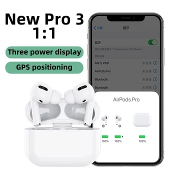 

New Air pro 3 TWS 1:1 Clone Airpodering Bluetooth Earphone Headphones Wireless Earbuds Stereo Headset