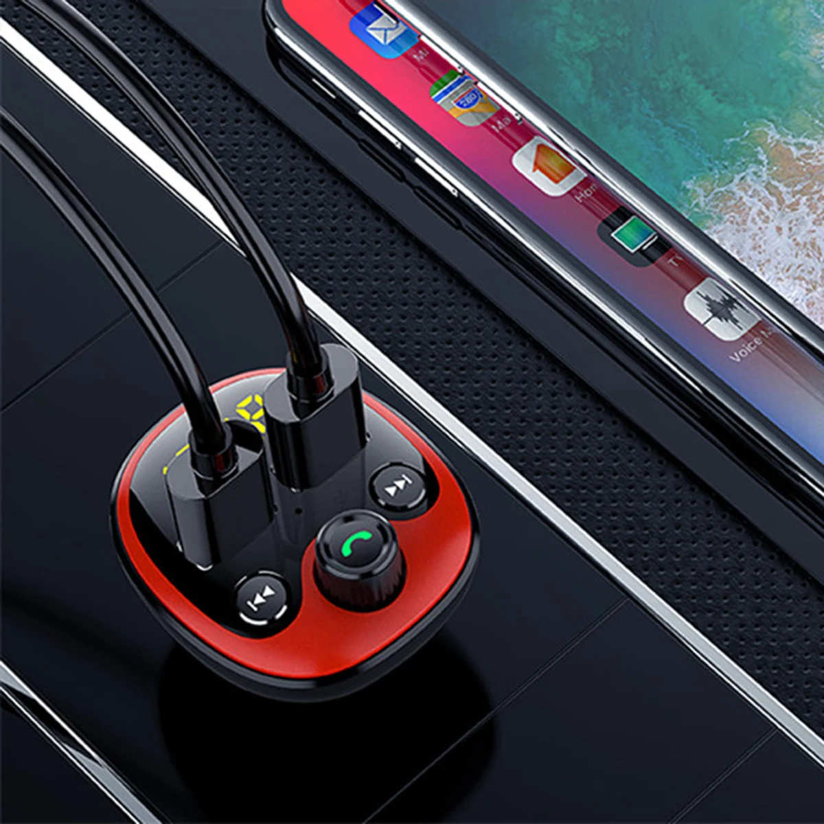 Автомобильное зарядное устройство с двумя USB портами 3 1 А|MP3-плеер для авто| |