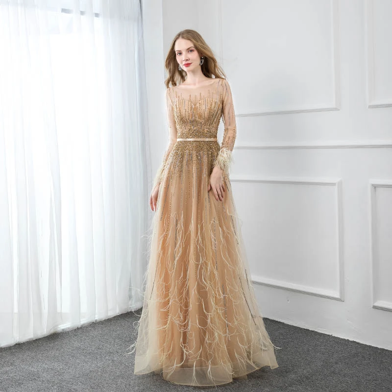 elegant gold evening gowns