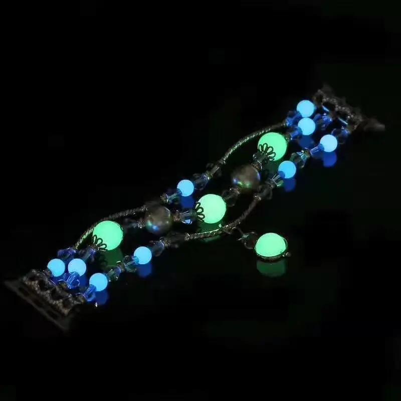 Женский браслет из агата для iWatch Series 5/4/3/2/1 42 38 40 44 мм | Наручные часы