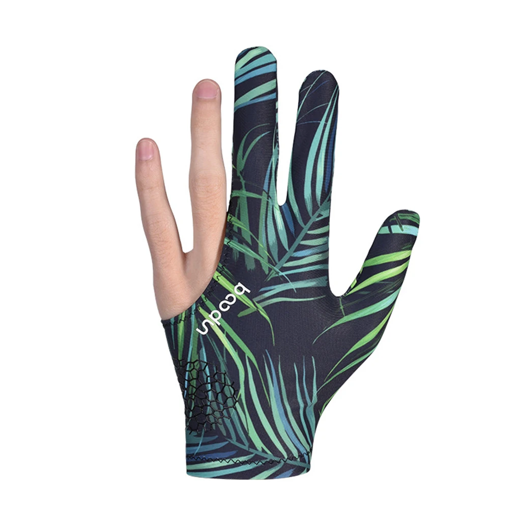 Elastic 3 Fingers Gloves for Billiard Shooters Carom Pool Snooker Cue Sport