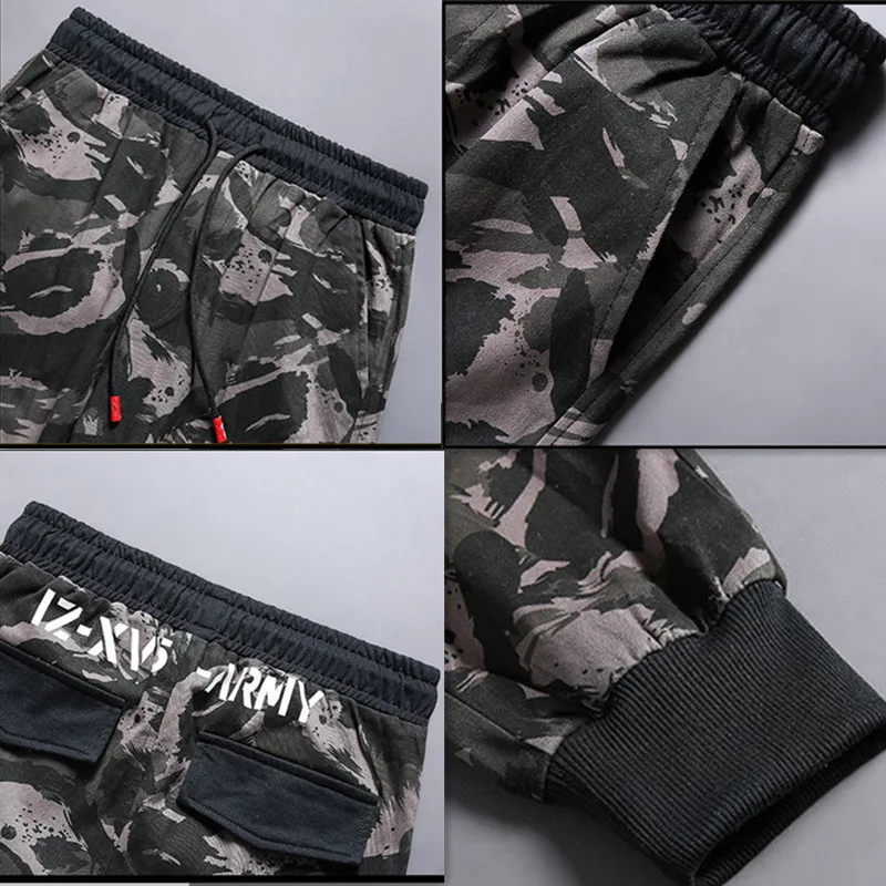 Günstig Camouflage Cargo Hosen 8XL Jogger Militar Männer Hosen Hip Hop Armee Camo Spodnie Meskie Mann Baumwolle Jogginghose 6XL Kargo Ropa