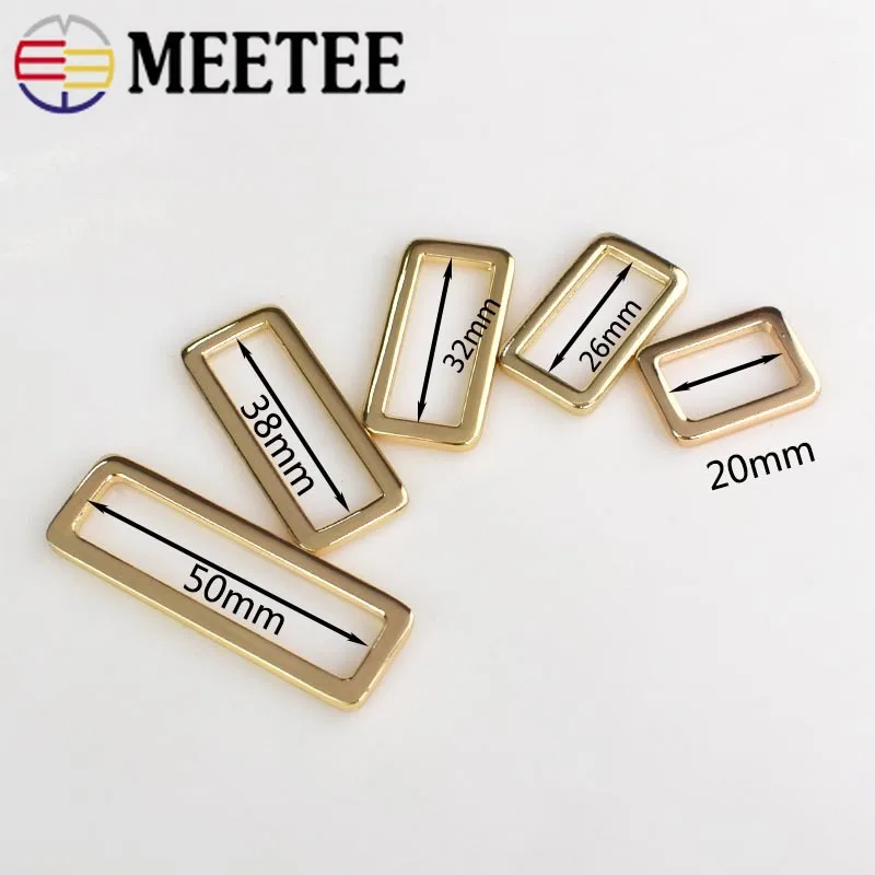 5/10 шт Meetee металлические O D кольца пряжки регулируемый ремень лямки для рюкзак