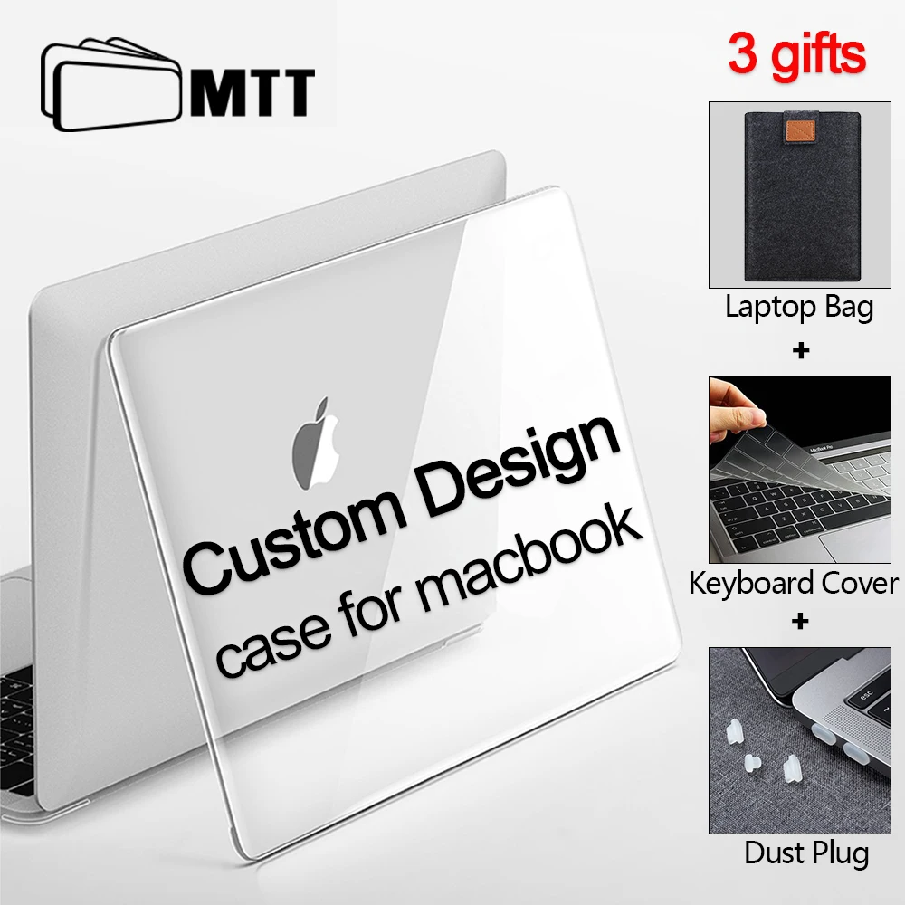 Mtt Personalizado Laptop Case para Macbook Pro 13 14 15 16 Polegadas Capa Dura para Macbook Air 13 13.6 m1 m2 Chip A2337 A2338 A2681 2023