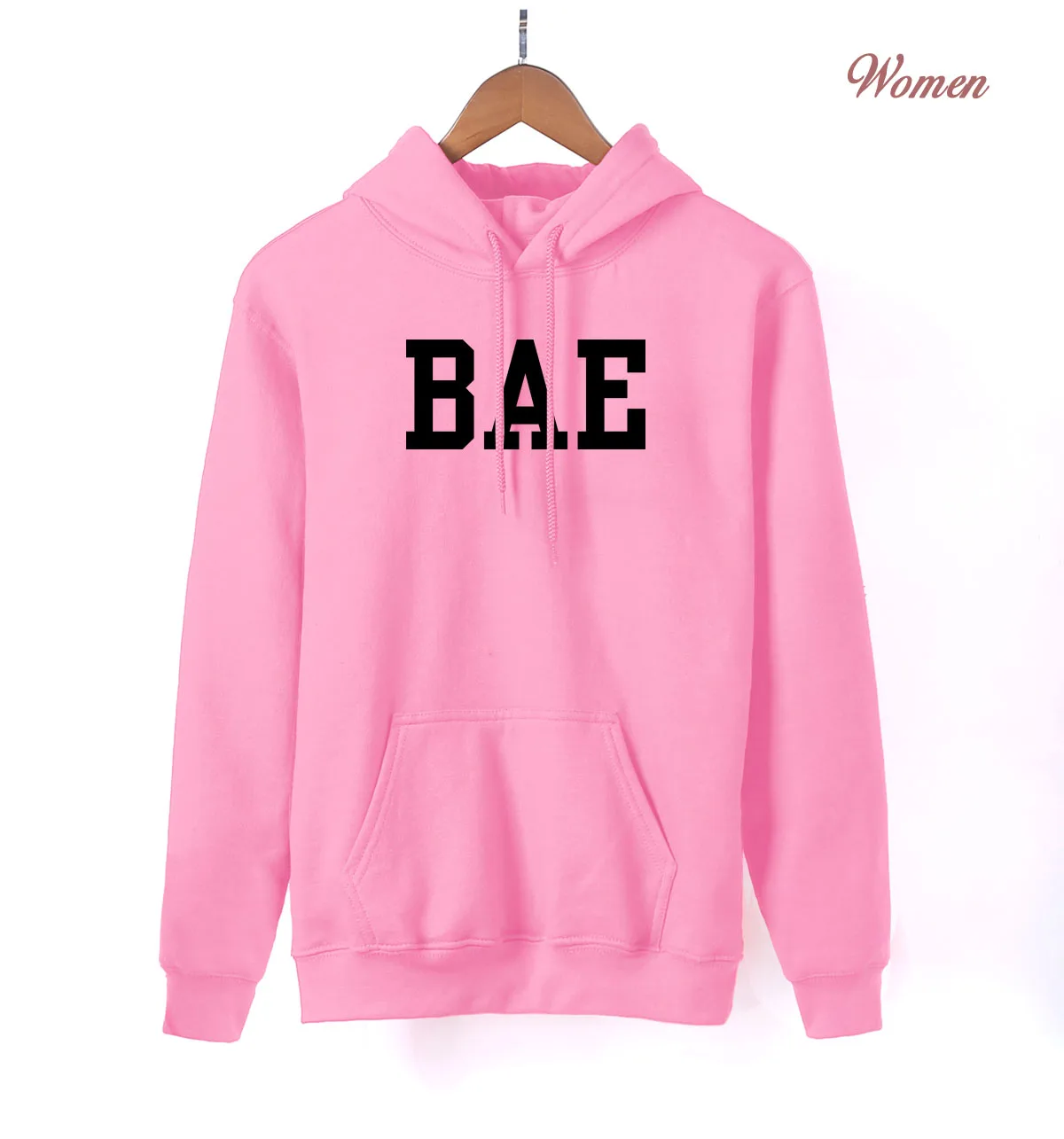 pink 1 BAE Pink Kawaii Женская толстовка, хит, весна-осень, женские толстовки, худи K-pop Harajuku с капюшоном для женщин, брендовая Толстовка - Цвет: pink 1