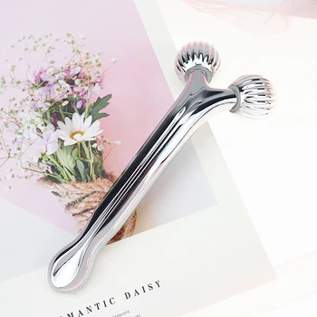 

3D V Face Massager Roller Skin Care Tool Facial Gua Sha for Body Slim Face Ice Roller Face Lift Tool Cellulite Massager Exercise