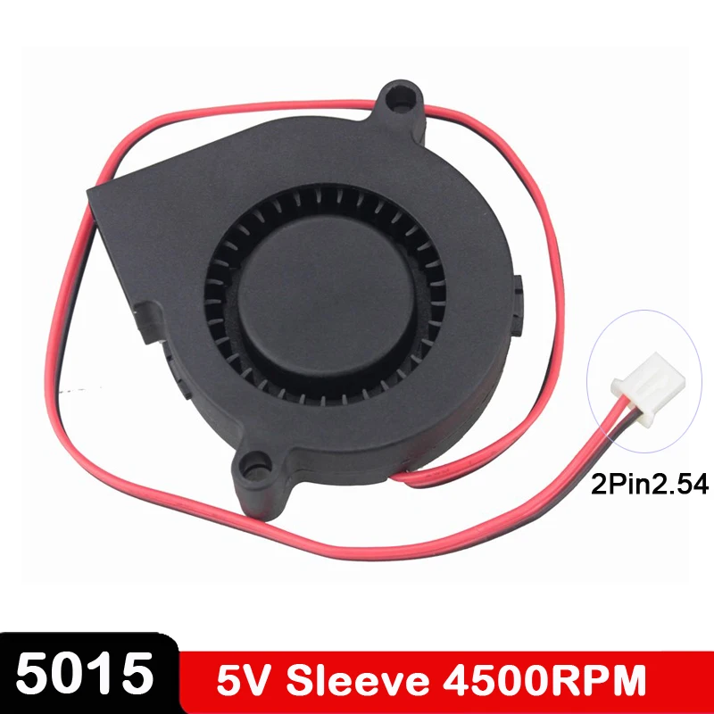 2 шт. партия Gdstime DC 5V 2Pin вентилятор 50 мм 50x50x15 5 см Бесщеточный Охлаждающий Высокая