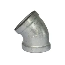 Ковкий чугун фитинги трубы оцинкованные части пожаротушения инженерные фитинги для водопроводных труб 90 ° локоть 45 градусов локоть