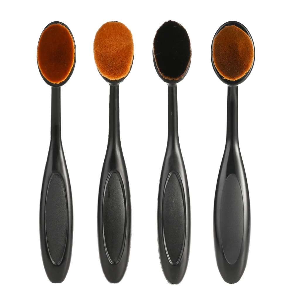 

Soft Makeup Brushes For Foundation Powder Blush Eyebrow Eyeshadow Blending Make Up Brush Toothbrush Oval Cosmetic Make Up Tool