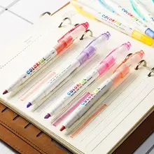 5 цветов высокий светильник er светильник цветной серии двухголовый маркер цветной маркер Mildliner& Play color 2 высокий светильник ers для школы