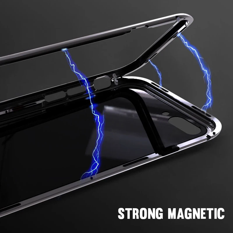 Металлические Магнитные Флип Чехол Для samsung Galaxy S10E S8 S9 S10 J4 J6 плюс A7 A70 A60 A50 A30S A20 A10S M30S Примечание 10 Plus чехол