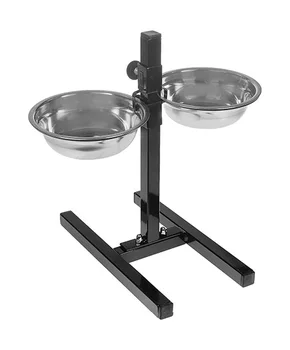 

ZOOMARK Stand with metal bowls for dogs Zoomark Telescope