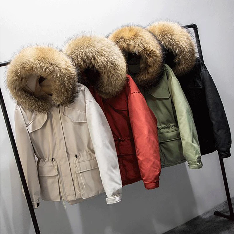 Janveny Short Puffer Jacket Winter Women's Down