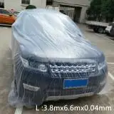 

Seamless Portable Disposable Use Dustproof Waterproof Rainproof Exterior Protection Car Cover Universal Sun Shade Transparent