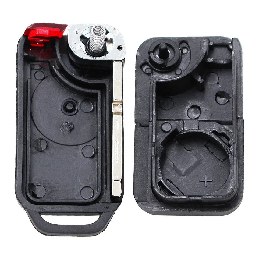 Кнопка-1 шт., раскладная откидная оболочка ключа дистанционного управления чехол Брелок для Mercedes Benz ML320 ML55 AMG C230 S500 E420 500SL C280 HU39/HU64 необработанное лезвие