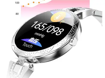 

Ak15 female smart wristband intelligent bracelet golden or silver Blood Pressure Monitor, Heart Rate Monitor, Sleep Mode