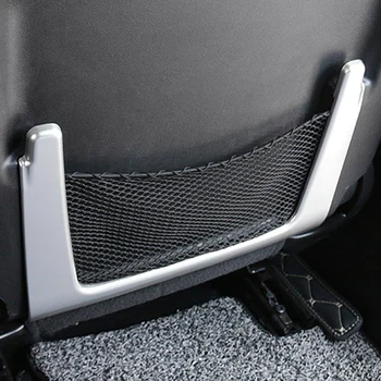 

CARMANGO For Jeep Grand Cherokee 2017 Auto Car Front Seat Back Frame Trim Covers Stickers Interior Accessories