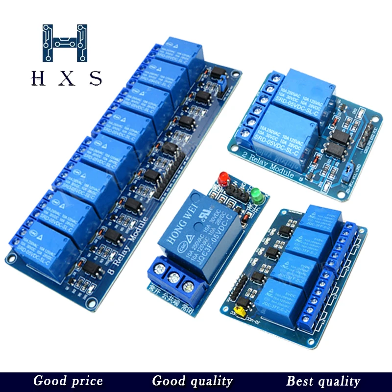 5 в 12 1 2 4 6 8-канальный релейный модуль с оптроном выход для arduino | Строительство и