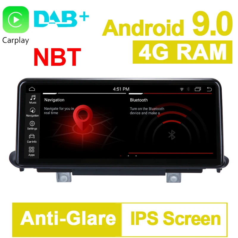 NBT PX6 10 25 &quot4G RAM 64G ROM Android 9 0 система Автомобильная GPS навигация медиа стерео радио