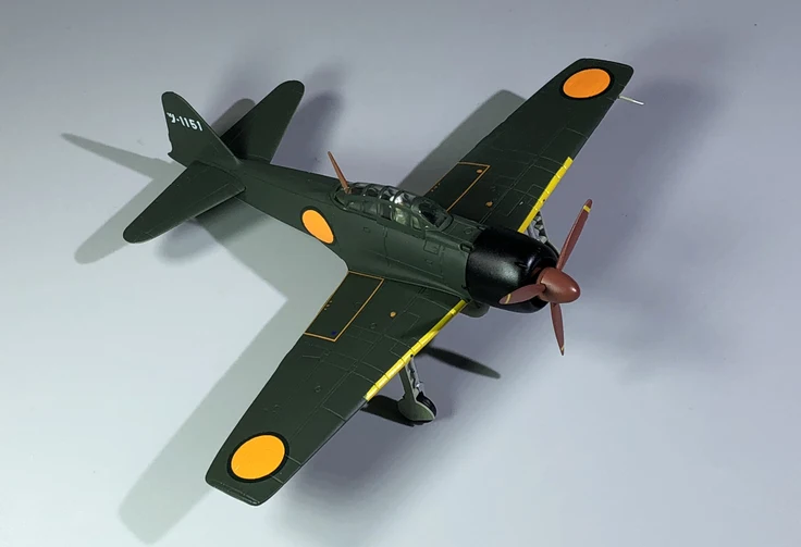 1: 172 1/172 масштаб Второй мировой войны Япония A6M нулевой истребитель литой металлический самолет модель мальчик игрушка на день рождения