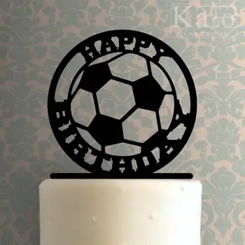 

Happy Birthday Soccer Cake Topper