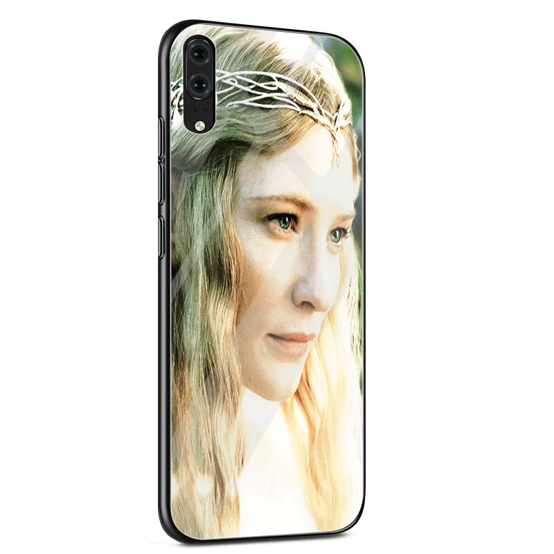 Стеклянный чехол для huawei P30 P20 P10 Y9 Y6 mate 20 Pro Lite P Smart Honor 7A 8X9 10 Крышка Властелин колец Galadriel - Color: G2