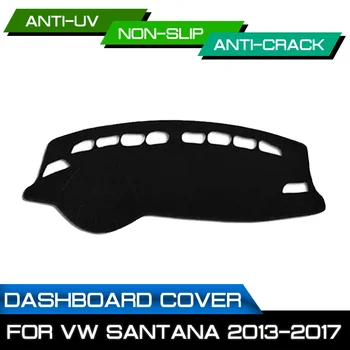 

Car Anti-dirty Non-slip Dash Cover Mat Dashboard Mat UV Protection Shade for Volkswagen Santana 2013 2014 2015 2016 2017