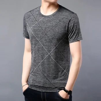 

Men's short-sleeved T-shirt summer trend half-sleeved casual clothes ws152