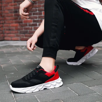 

Men Mesh Shoes Casual Breathable Wear-resisting Waterproof Sneakers for Men Zapatilla Hombre Male Suede Footwears Man New Design