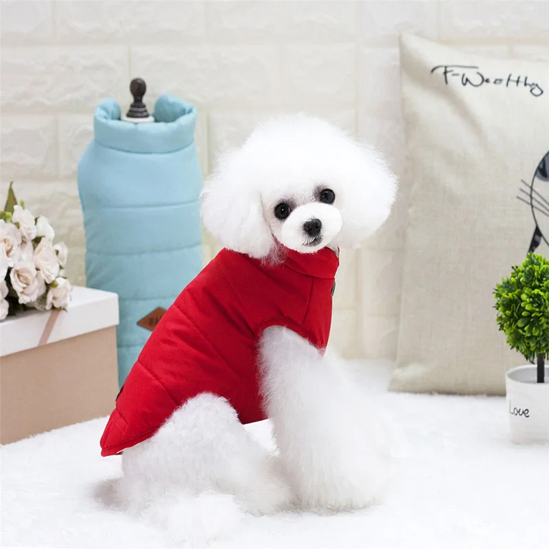 Одежда для собак зимняя одежда для собак куртка бульдог одежда для домашних животных для маленьких средних собак костюм Чихуахуа Одежда для щенков мопс